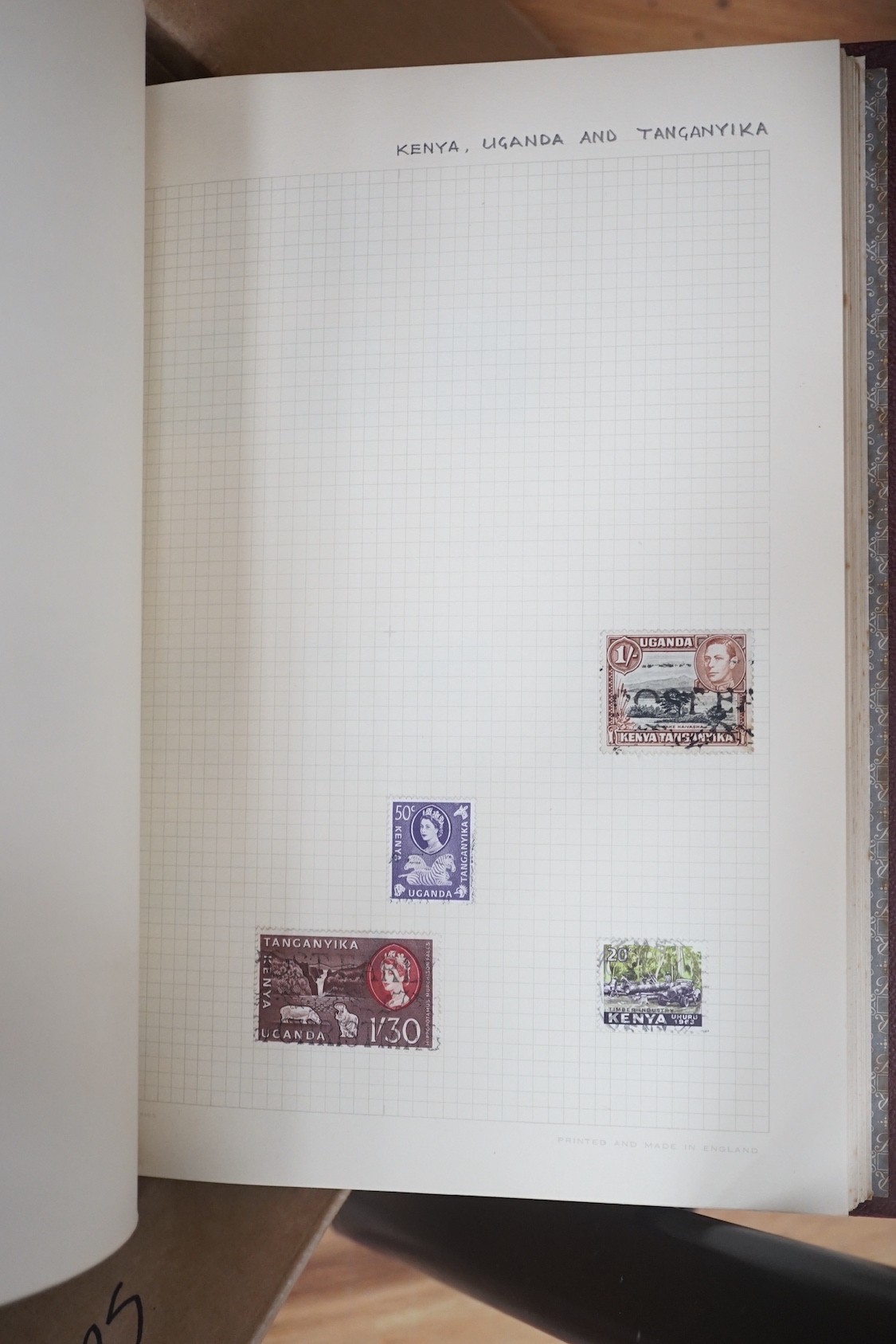 Two albums of world stamps, including Britain and Commonwealth George V to QEII, mostly used and an album of 2012 Olympics and Paralympics minisheets and First Day Covers